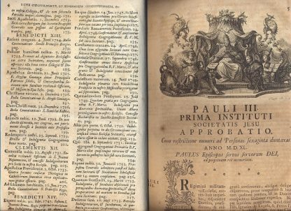 Institutum Societatis Jesu, Auctoritate Congregationis Generalis XVIII. Meliorem in ordinem digestum, auctum, et recusum.