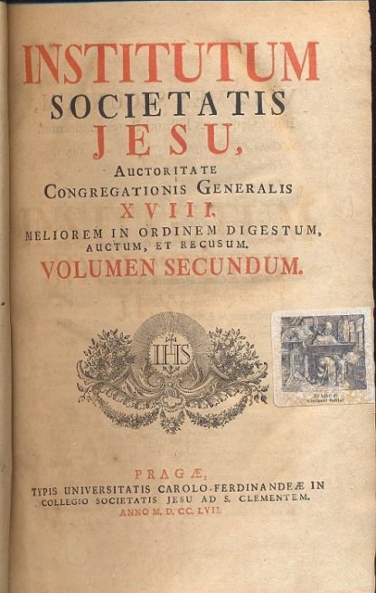 Institutum Societatis Jesu, Auctoritate Congregationis Generalis XVIII. Meliorem in ordinem digestum, auctum, et recusum.