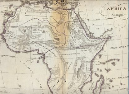 Carta geografica - Africa antiqua.
