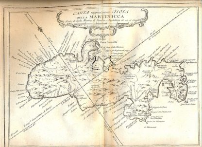 Atlante dell'America contenente le migliori carte geografiche: Carta rappresentante l'Isola della Martinicca.