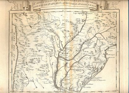 Atlante dell'America contenente le migliori carte geografiche: Carta esatta rappresentante il corso del fiume Paraguay ed i paesi ad esso vicini.