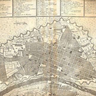 Atlante dell'America contenente le migliori carte geografiche: Piano scenografico della città dei Re o sia di Lima capitale del Regno del Perù.