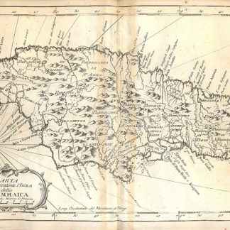 Atlante dell'America contenente le migliori carte geografiche: Carta rappresentante l'isola della Giammaica.