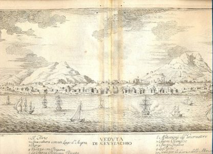 Atlante dell'America contenente le migliori carte geografiche: Veduta di S. Eustachio.