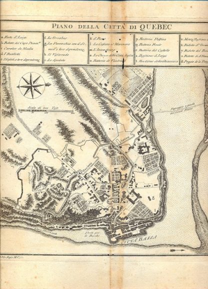 Atlante dell'America contenente le migliori carte geografiche: Piano della città di Quebec.