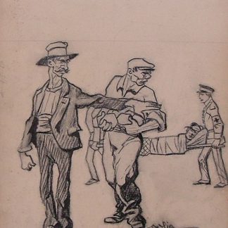 Caricatura allegorica Prima Guerra Mondiale.