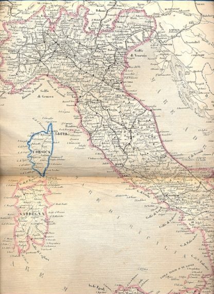 Carte geografiche tratte dall'Atlante di Geografia Universale Cronologico, Storico, Statistico e Letterario di Francesco Pagnoni.