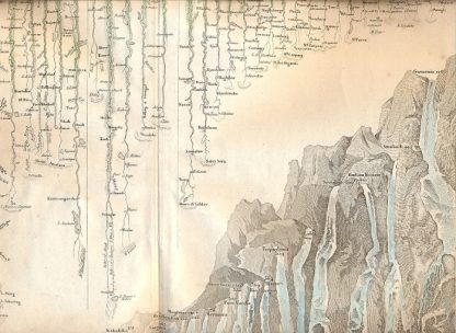 Carte geografiche tratte dall'Atlante di Geografia Universale Cronologico, Storico, Statistico e Letterario di Francesco Pagnoni.