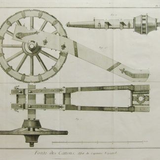 Fontes des canons, assut du capitaine espagnol.