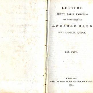 Lettere scelte dalle familiari.