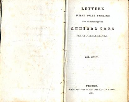 Lettere scelte dalle familiari.