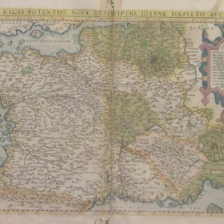 Galliae Regni potentiss: Nova descriptio Ioanne Ioliveto auctore.
