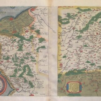 Caletensium et Bononiensium ditionis accurata delineatio. Veromanduorum eorumque confinium exactissima descriptio. Iohanne Surbonio auctore.