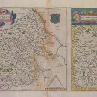 Regioni Biturigum exactiss. descriptio per D. Ioannem Calamaeum. Limaniae topographia Gabriele Jymeoneo auct.