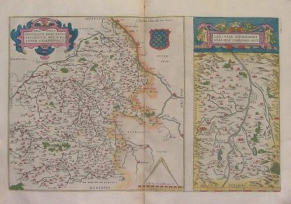 Regioni Biturigum exactiss. descriptio per D. Ioannem Calamaeum. Limaniae topographia Gabriele Jymeoneo auct.