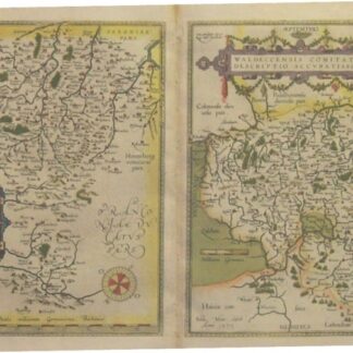 Buchaviae, sive Fuldensis ditionis typus. Waldeccensis comitatus descriptio accuratissima.