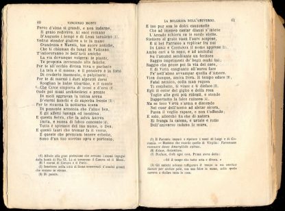 I poemetti di Vincenzo Monti. Annotati dal Sac. Dott. Giovanni Francesia.