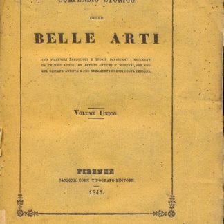 Compendio storico delle Belle Arti, con piacevoli erudizioni e teorie importanti, raccolte da celebri autori ed artisti antichi e moderni, per uso dei giovvani artisti e per ornamento di ogni colta persona.