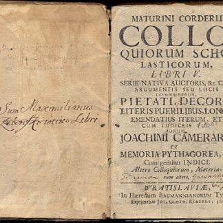 Colloquiorum scholasticorum, libri V.