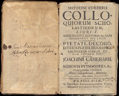 Colloquiorum scholasticorum, libri V.