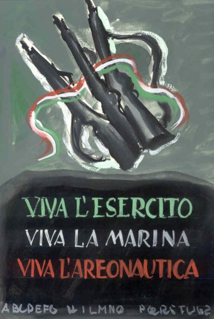 Viva l'esercito, viva la marina, viva l'aereonautica. (fucili)