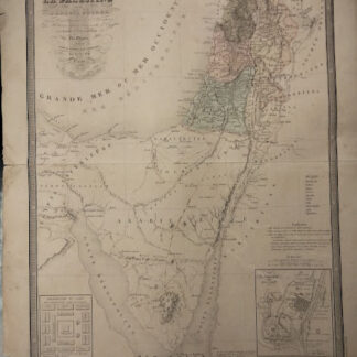 La Palestine (Atlas de Géographie ancienne et moderne adopté pour le Bibliotheques Militaures).