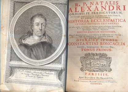 Historia ecclesiastica, Veteris Novique Testamenti. Ab orbe condito ad annum post Christum natum millesimum sexcentesimum, & in loca ejusdem insignia Dissertationes Historicae, Chronologicae, Criticae, Dogmaticae. Notis & Animadversionibus, quoad Historiam & Dissertationes novi Testamenti, aucta ad castigationem & illustrationem opinionum quarumdam Auctoris, opera et studio Constantini Roncaglia.