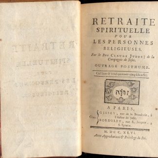 Retraite spirituelle pour les personnes religieuses.