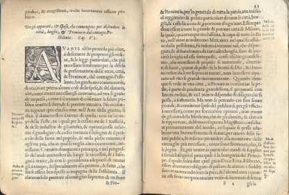 Modo di conoscere et distinguere gli influssi pestilenti, et difendere da quelli con buoni ordini Politici, le persone, Città & luoghi: con la scielta di alcuni rimedij approvatissimi, facili, et di poco costo, tanto preservativi quanto curativi.