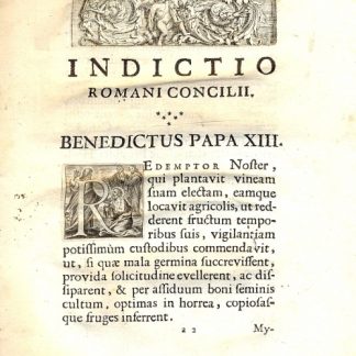 Concilium Romanum in sacrosancta celebratum anno universalis jubilaei MDCCXXV.