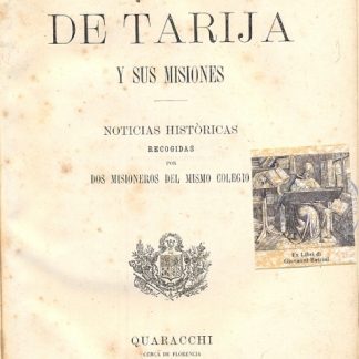El Colegio Franciscano de Tarija y sus misiones.