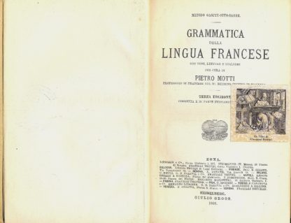 Grammatica della lingua francese. Terza edizione corretta e in parte nuovamente rifatta.