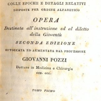 Invenzioni e scoperte più importanti colle epoche e dettagli relativi. Disposte per ordine alfabetico.