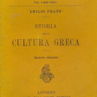 Storia della cultura greca.