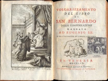 Volgarizzamento del Libro di San Bernardo della considerazione, mandato ad Eugenio III.