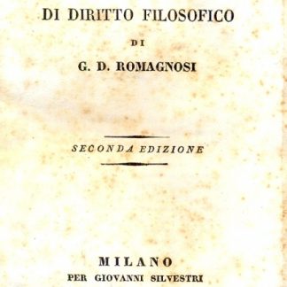 Opuscoli su vari argomenti di diritto filosofico.