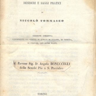 Dell'educazione. Desideri e saggi pratici.