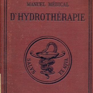 Manuel medical d'hydrothérapie.
