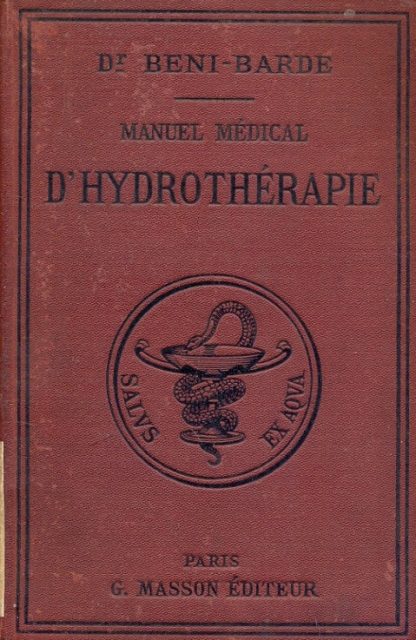 Manuel medical d'hydrothérapie.