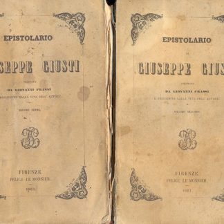 Epistolario. Ordinato da Giovanni Frassi e preceduto dalla vita dell'autore.