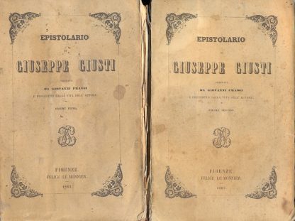 Epistolario. Ordinato da Giovanni Frassi e preceduto dalla vita dell'autore.