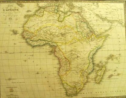 Afrique (Atlas de Géographie ancienne et moderne adopté pour le Bibliotheques Militaures).