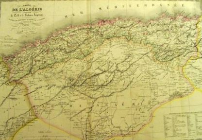 Algérie (Atlas de Géographie ancienne et moderne adopté pour le Bibliotheques Militaures).