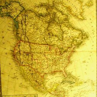 Amérique du Nord (Atlas de Géographie ancienne et moderne adopté pour le Bibliotheques Militaures).