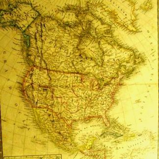 Amérique du Nord (Atlas de Géographie ancienne et moderne adopté pour le Bibliotheques Militaures).