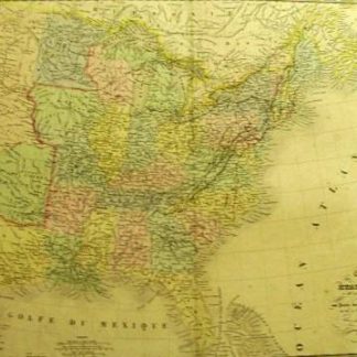 Etats - Unis (Atlas de Géographie ancienne et moderne adopté pour le Bibliotheques Militaures).