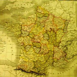 France par provinces (Atlas de Géographie ancienne et moderne adopté pour le Bibliotheques Militaures).