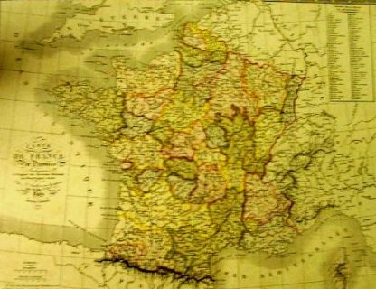 France par provinces (Atlas de Géographie ancienne et moderne adopté pour le Bibliotheques Militaures).