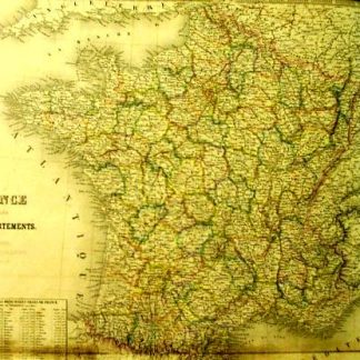 France divisée en 86 departements (Atlas de Géographie ancienne et moderne adopté pour le Bibliotheques Militaures).