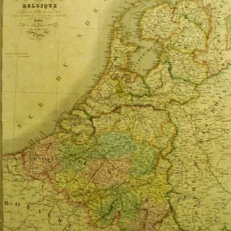 Hollande et Belgique (Atlas de Géographie ancienne et moderne adopté pour le Bibliotheques Militaures).